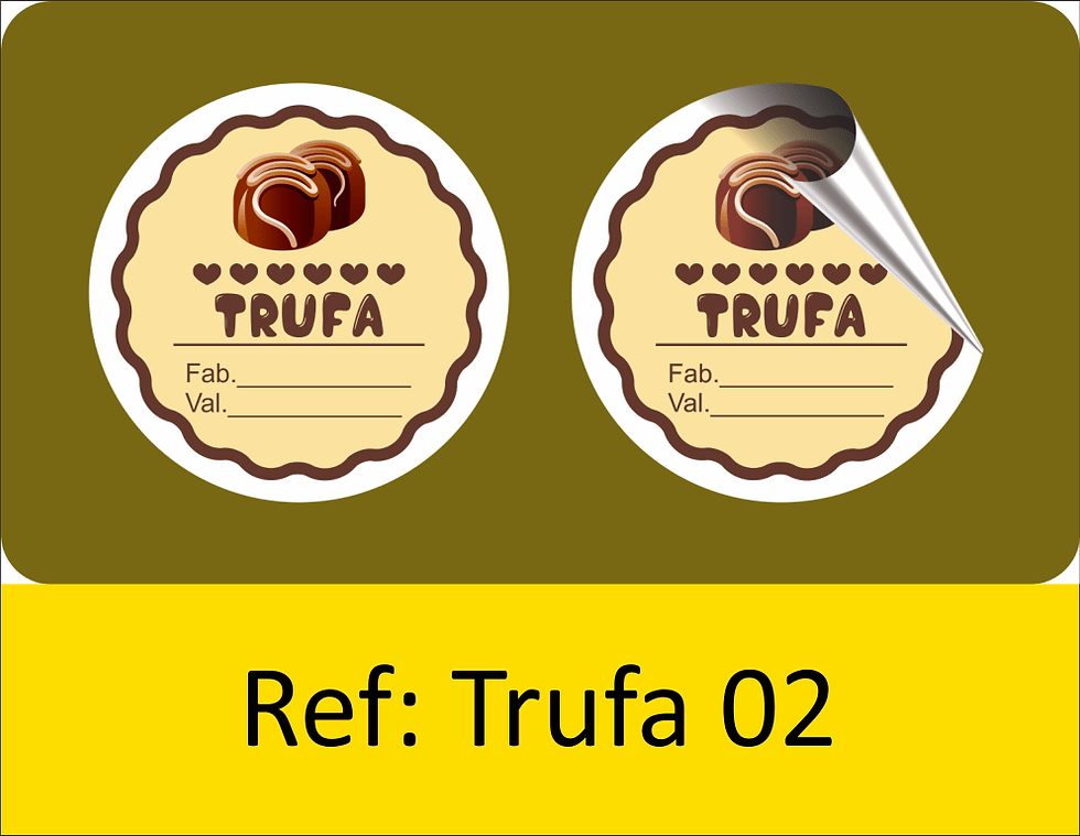 Miniatura: Trufa 3x3 cm 1.000 peças