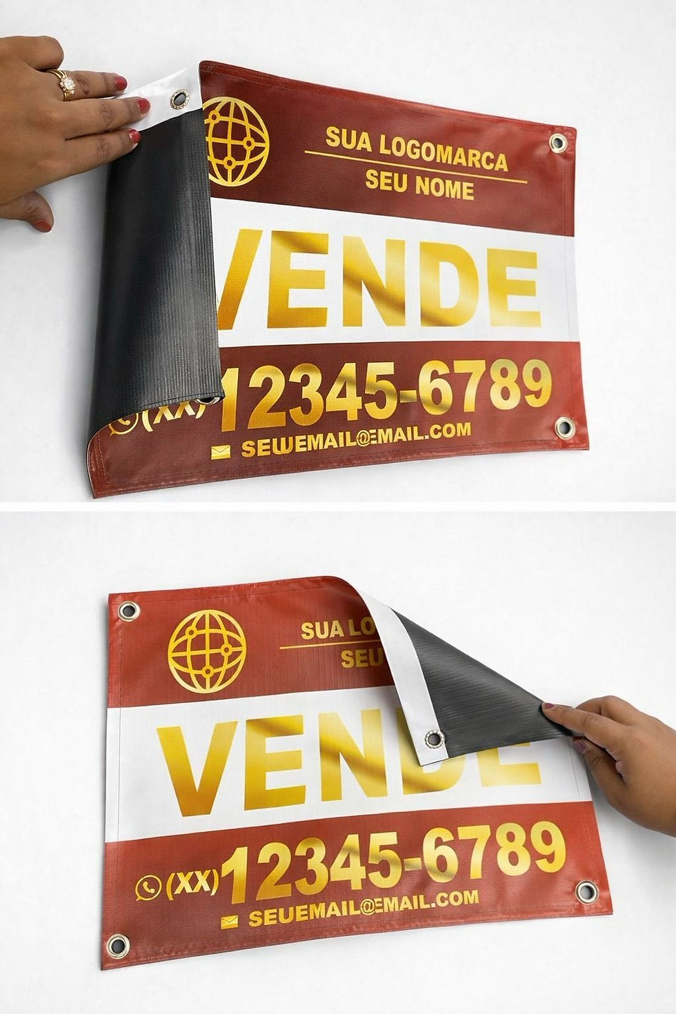 Miniatura: Placa em Lona Impressa 40x30 - 10 unidades