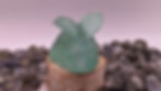 Thumbnail: Green flourite angel cat 