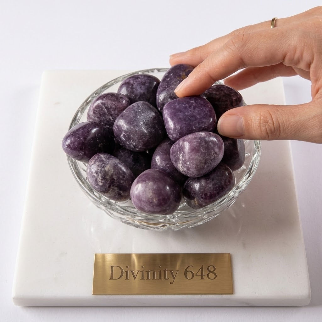 Lepidolite Tumbles