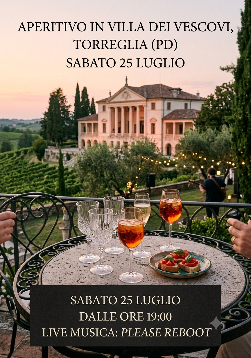Aperitivo in Villa dei Vescovi