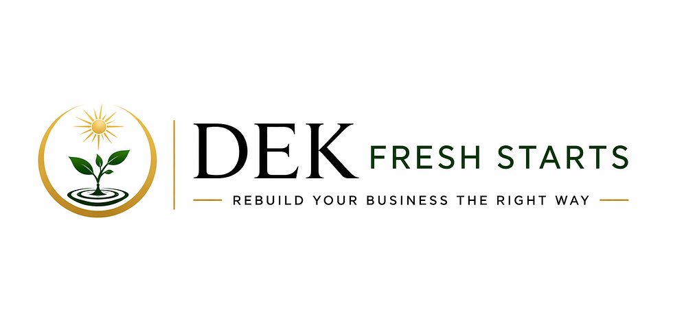 DEK Fresh Starts: Logo