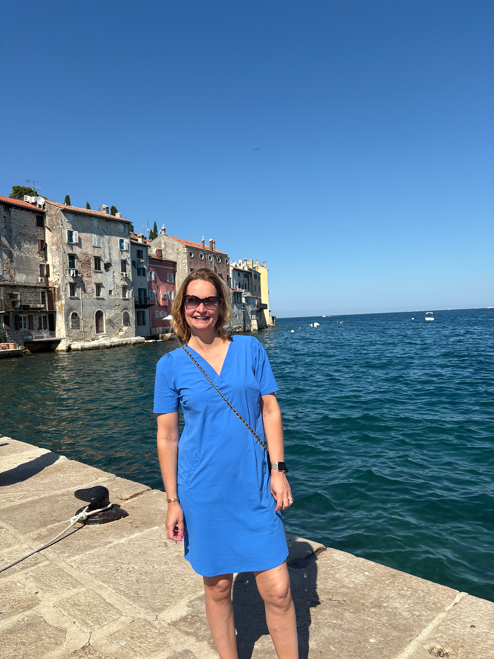 Amazing views during our walk in Rovinj