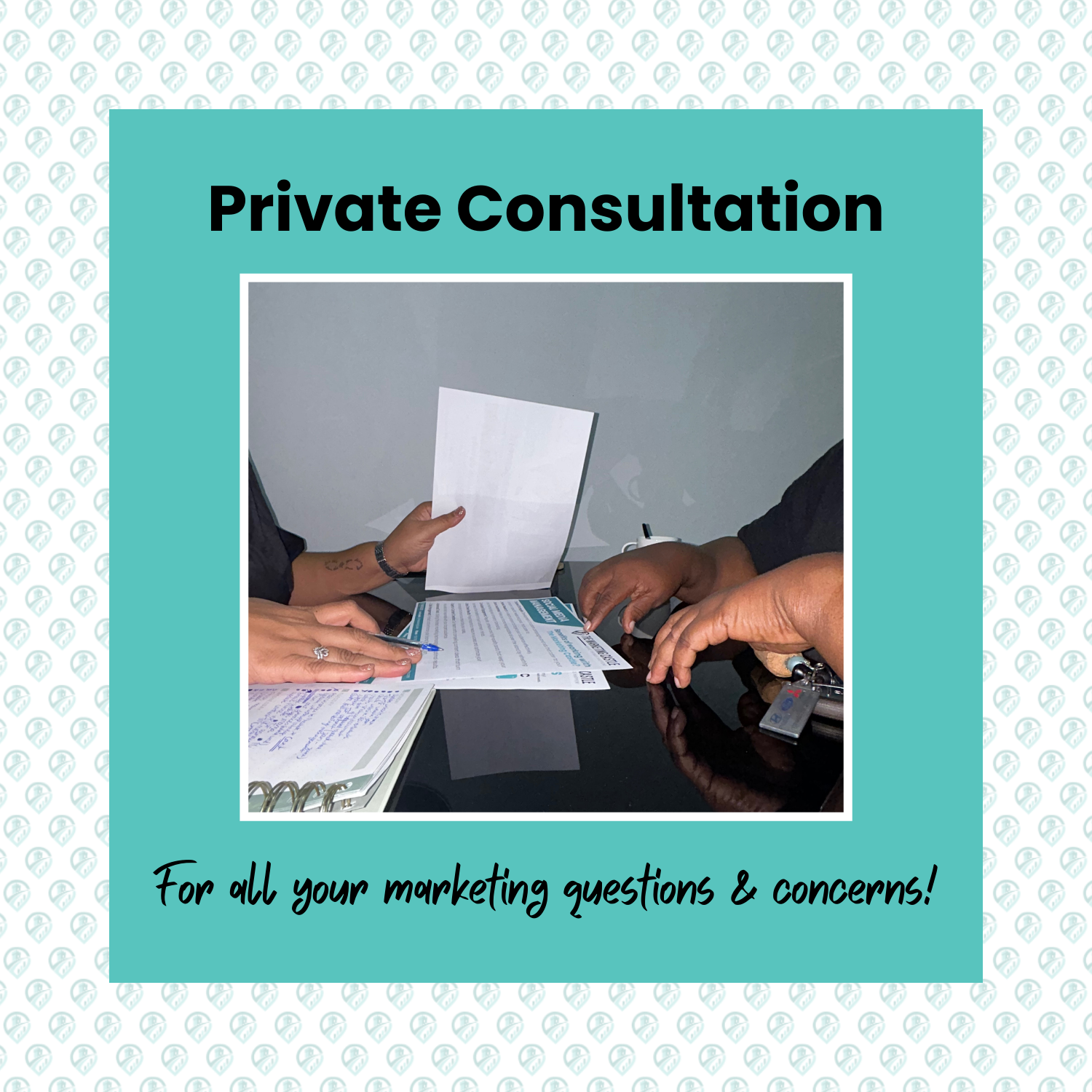 Discovery Call picture of Jeannouelle Castillo showing the meeting room where the discovery call will be held.