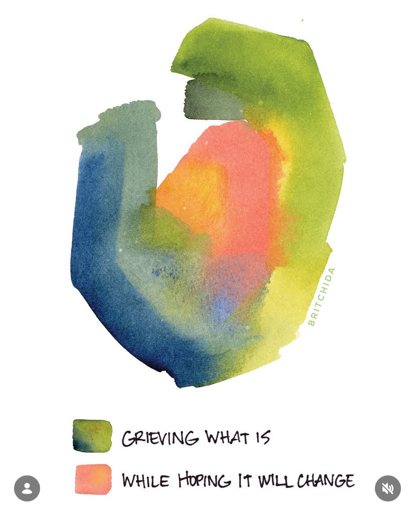 A strange kind of grief