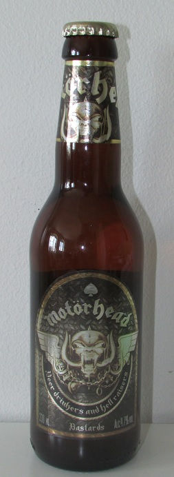 Motorhead Bastards Lager Metal Collection Image provided by Pontus. See "Metal Collection" article
