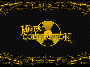 A metal beer, wine and liquor bottle collection