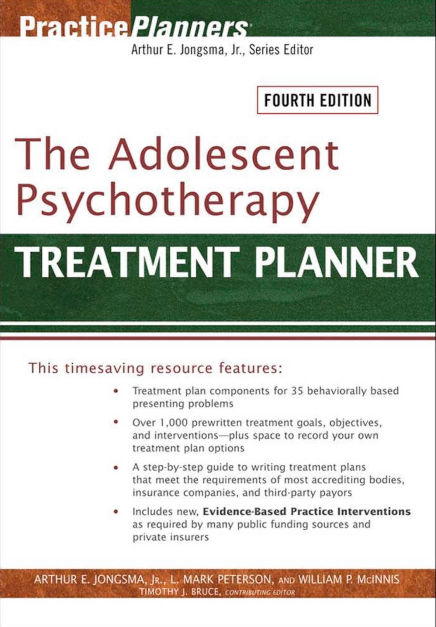 The Adolescent Psycotherapy Treatment Planner