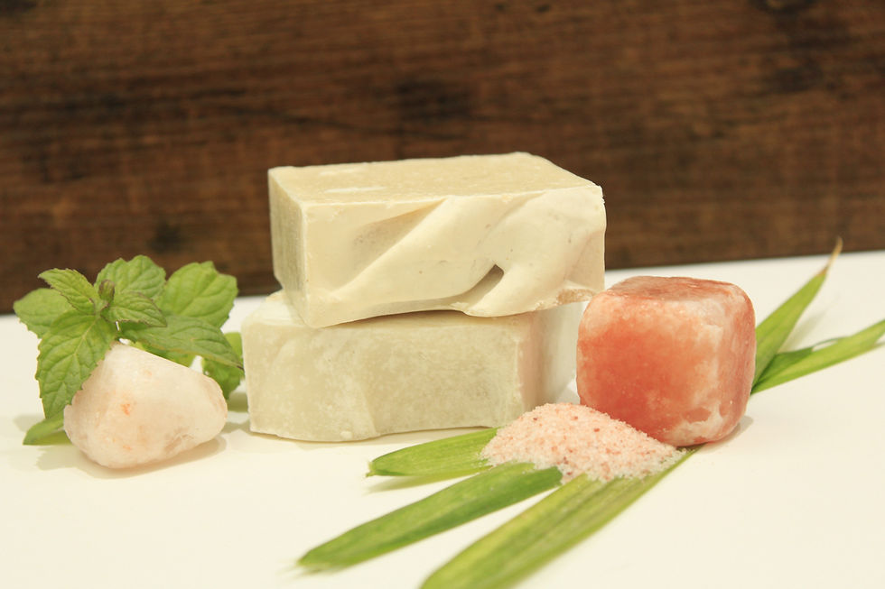 Lemongrass basil sea salt bar soap