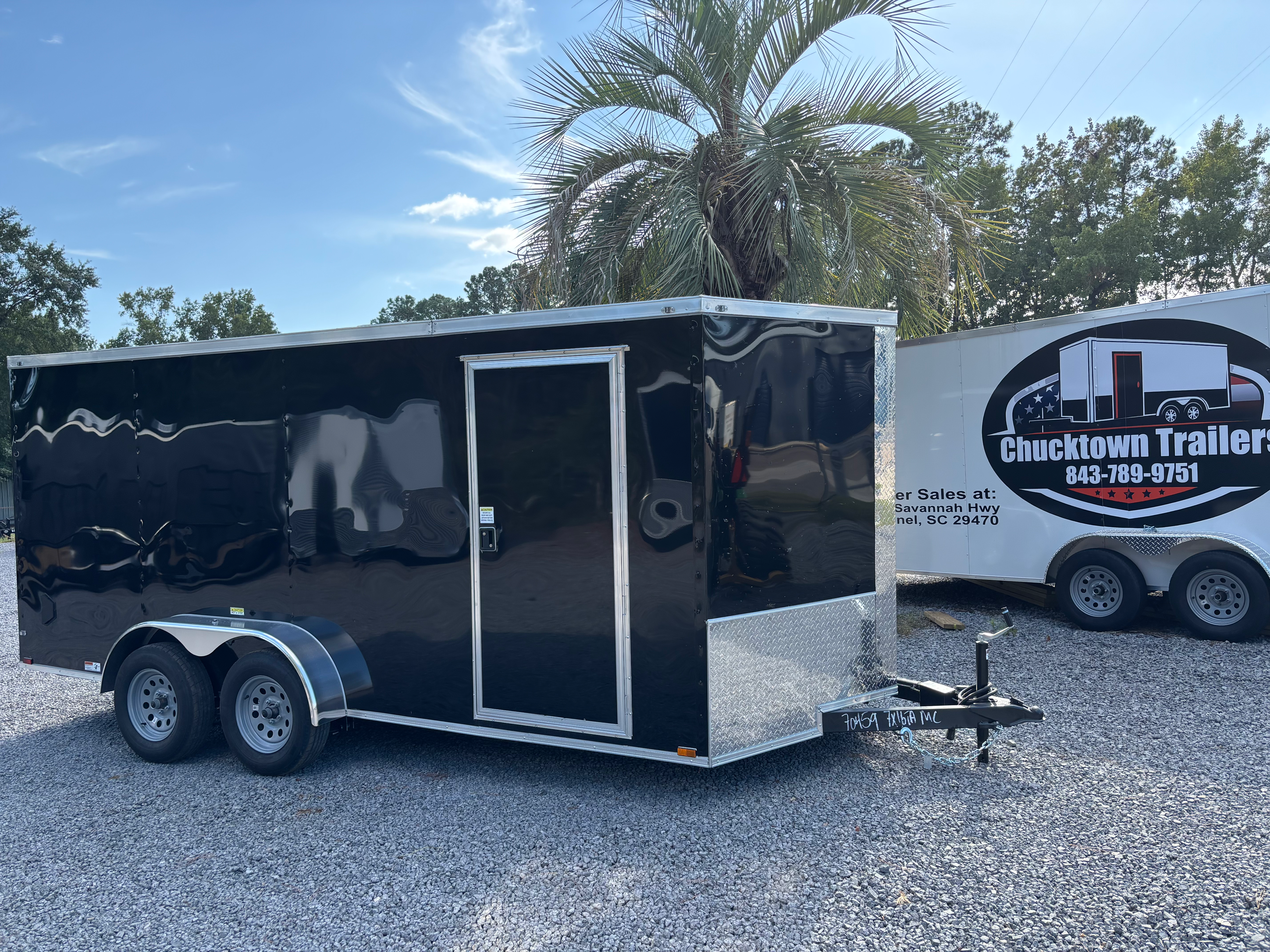 J&C 7x16 Enclosed Trailer