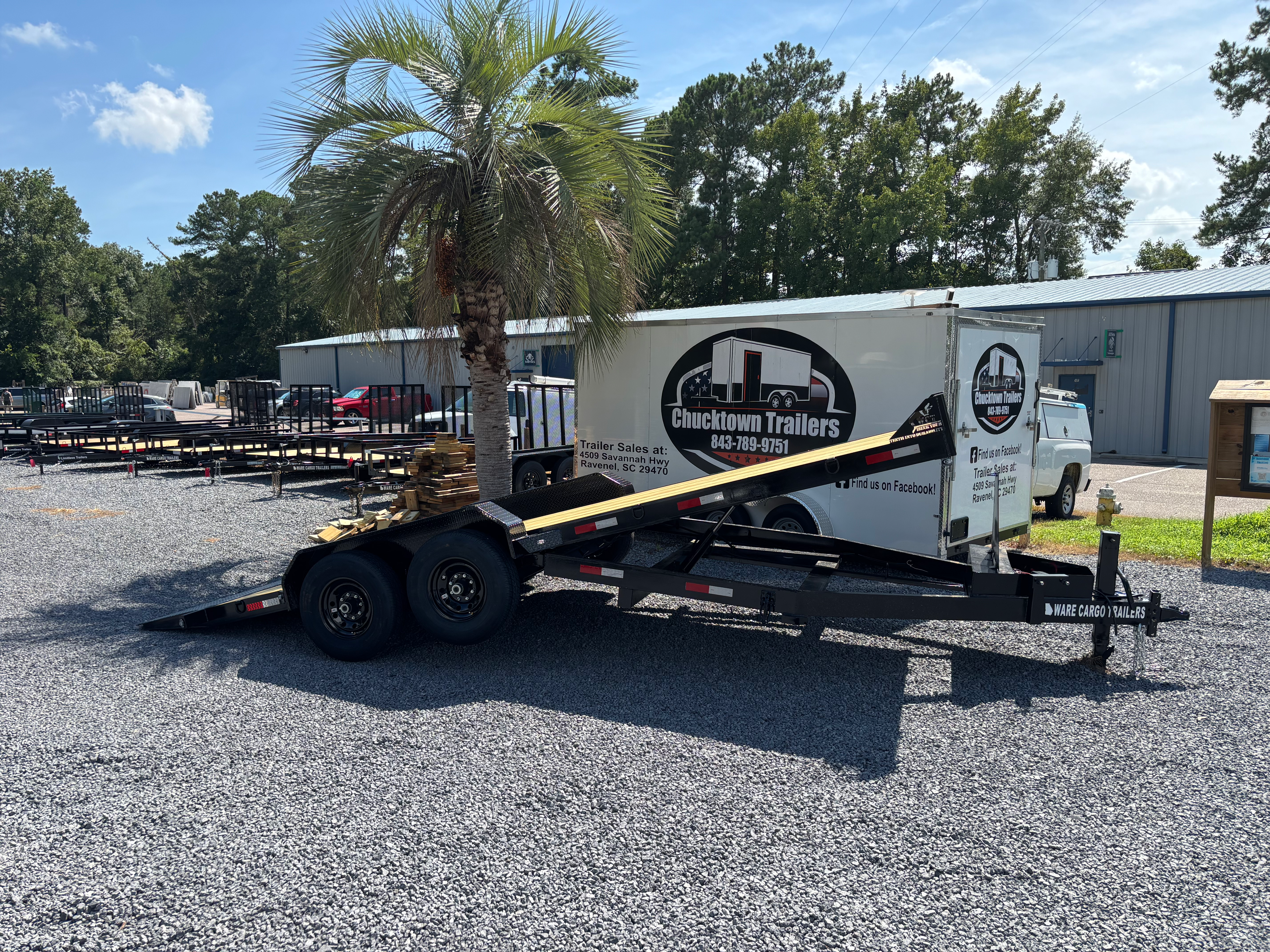 Ware Cargo 7x20 14k Power Tilt Trailer
