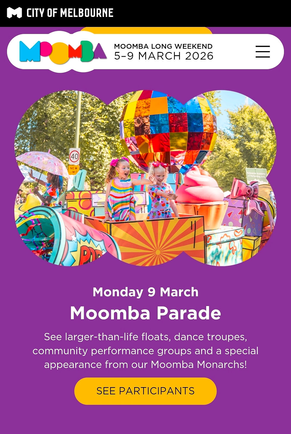 Moomba Parade event featuring hanbok showcase in Melbourne
