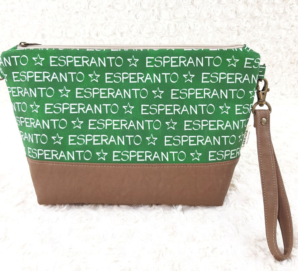 Mini Crossbody Bag / Clutch - Esperanto with Star