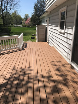 Charles Graves Painting Company painted this gorgeous deck in Fairfax Station VA
