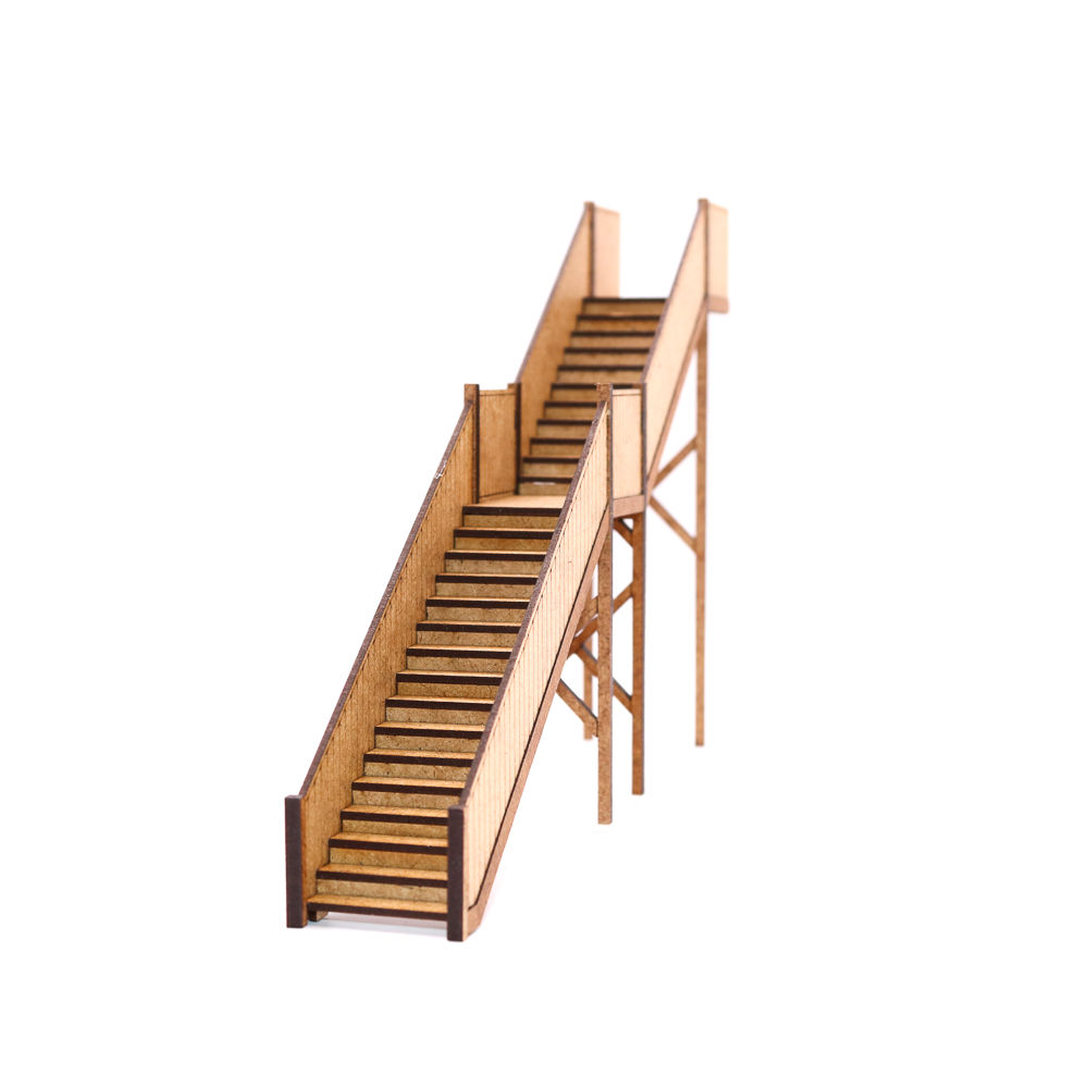 MK Models Wooden Station Platform Staircase