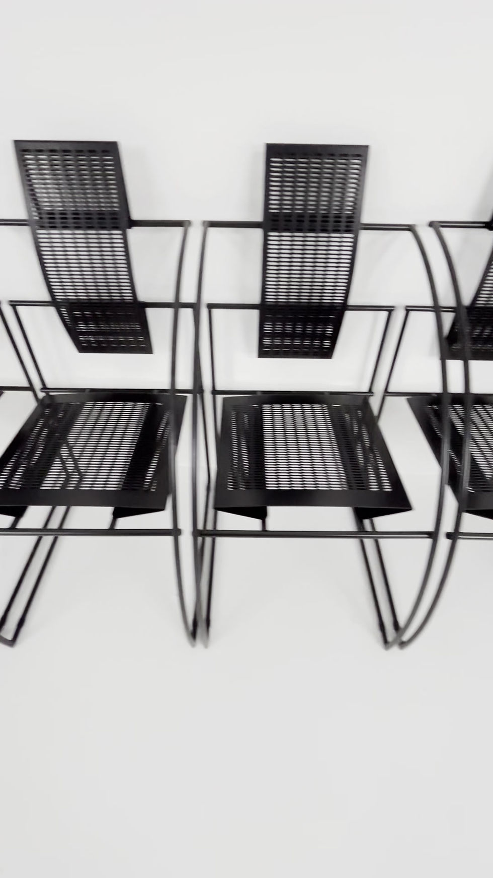 Thumbnail: "Quinta" Dining Chairs by Mario Botta for Alias, 1980s, set of 8