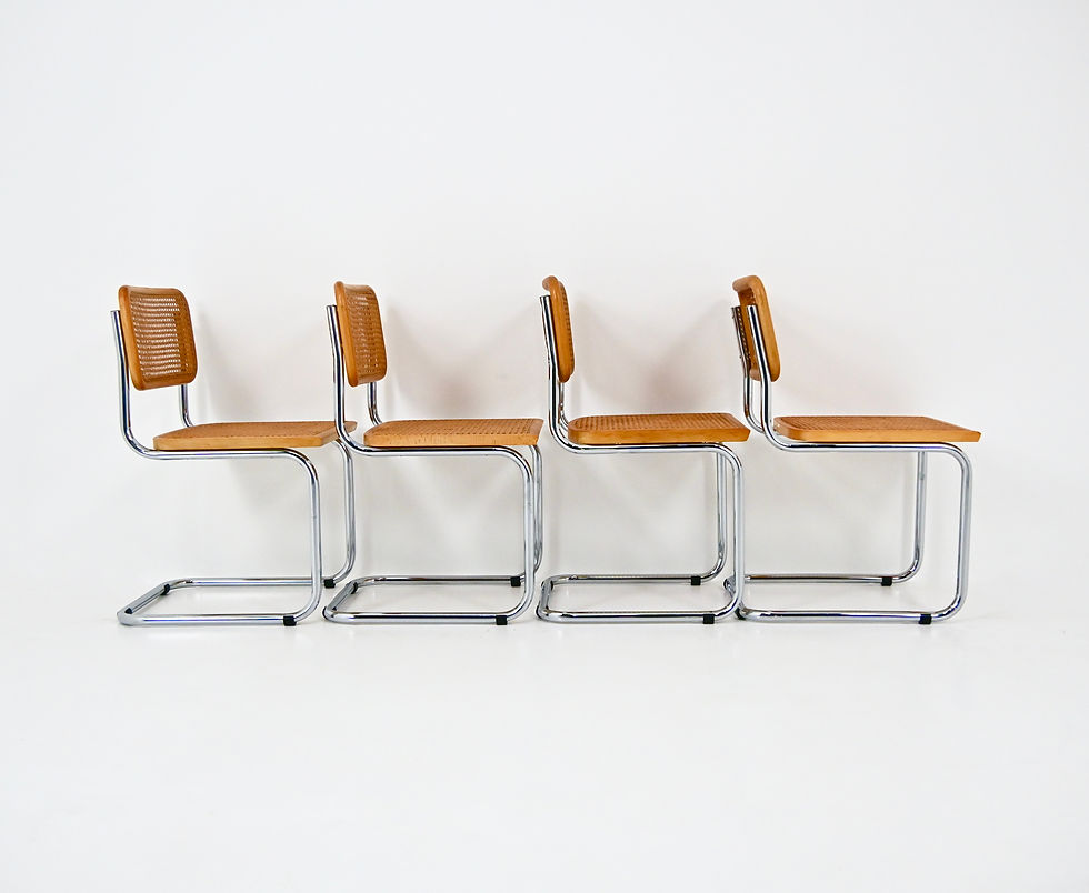 Thumbnail: Dining Chairs Style B32 By Marcel Breuer, set of 4