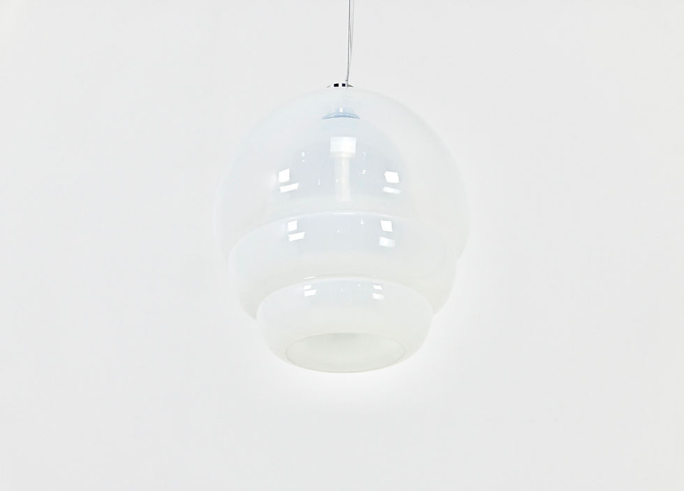 Thumbnail: LS 134 medusa glass Hanging lamp by Carlo Nason for Mazzega, 1960S
