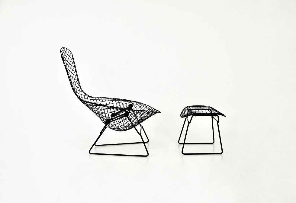 Thumbnail: Bird Chair by Harry Bertoia for Knoll, 1960s