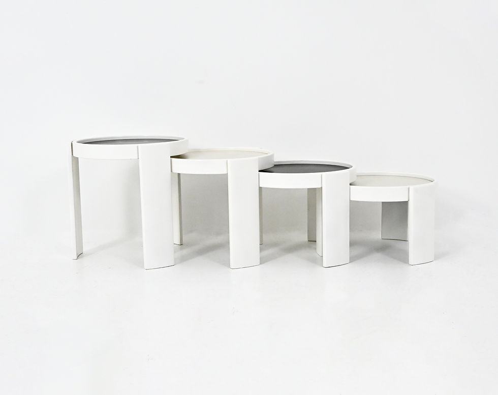 Thumbnail: Model 780 Nesting Tables by Gianfranco Frattini for Cassina, 1960s, set of 4