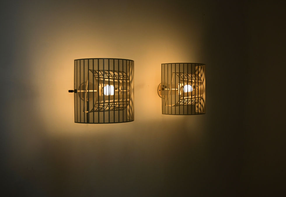 Thumbnail: Shogun Wall Lamps By Mario Botta for Artemide, 1980s, set of 2