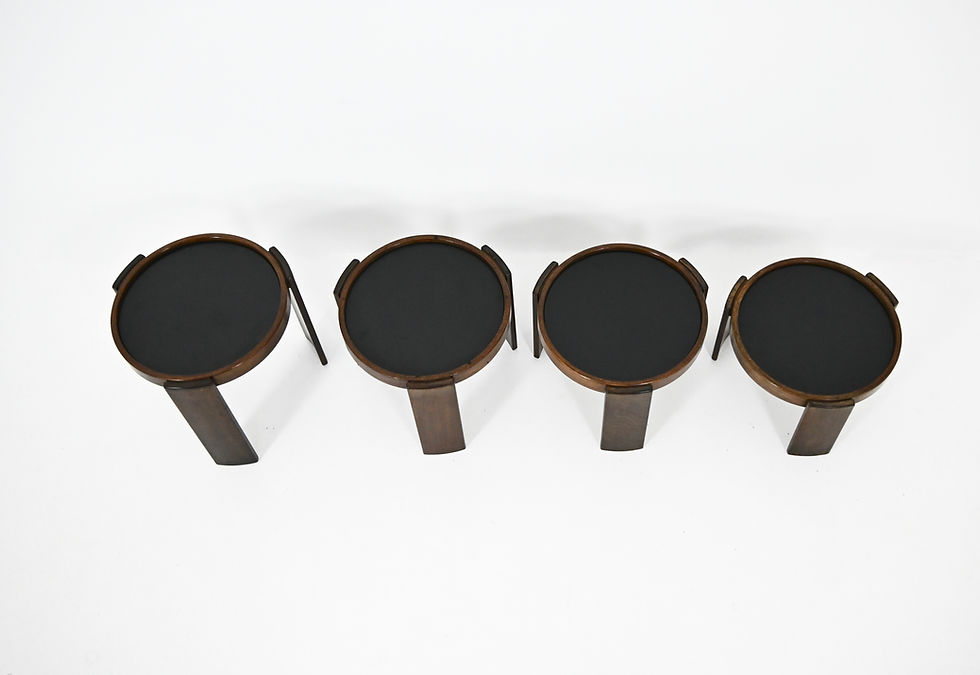 Thumbnail: Model 780 Nesting Tables by Gianfranco Frattini for Cassina, 1960s, set of 4