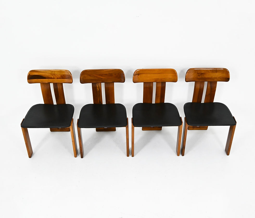 Thumbnail: "Sapporo" Dining Chairs By Mario Marenco for Mobilgirgi, 1970s, set of 4