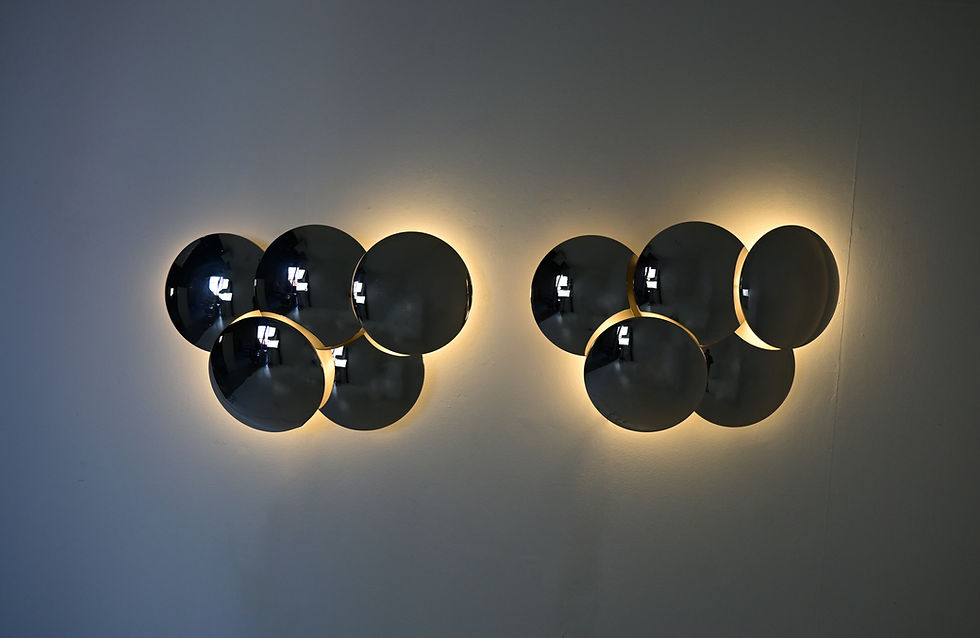 Thumbnail: Wall lamps by Goffredo Reggiani for Reggiani, 1970s, Set of 2