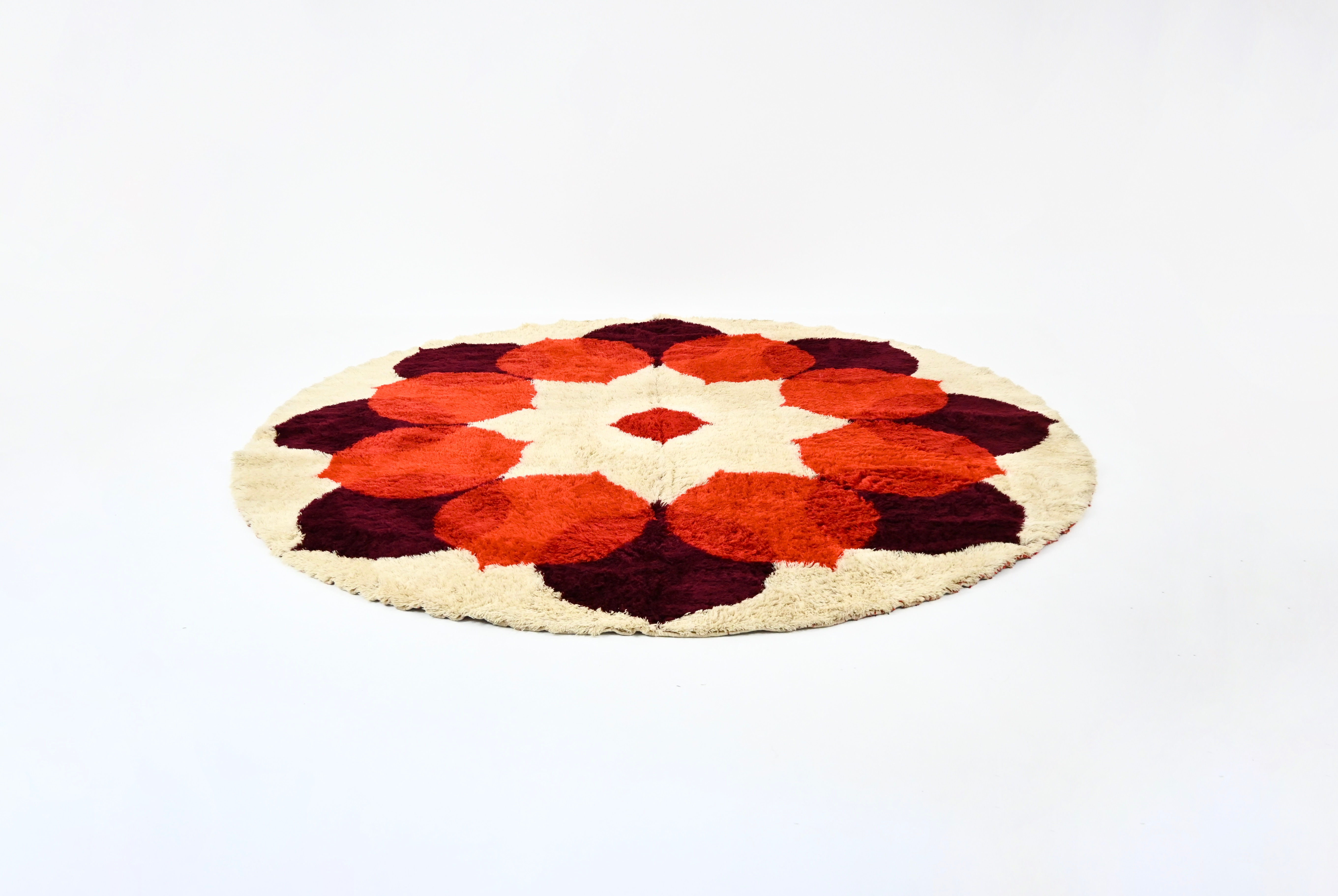 Patterned carpet by Hojer Eksport Wilton, 1970s