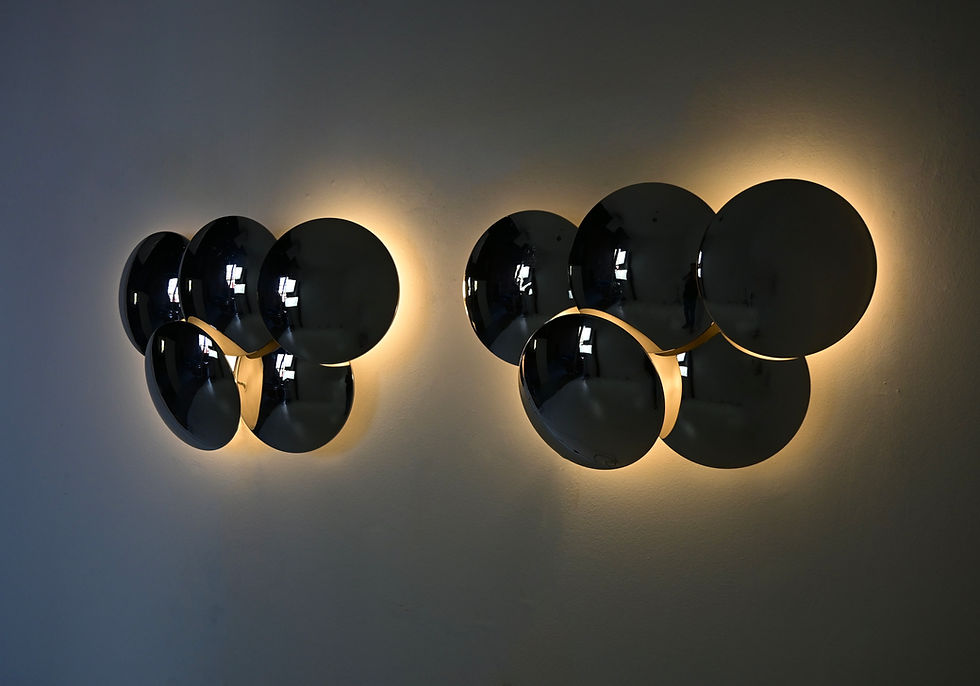Thumbnail: Wall lamps by Goffredo Reggiani for Reggiani, 1970s, Set of 2