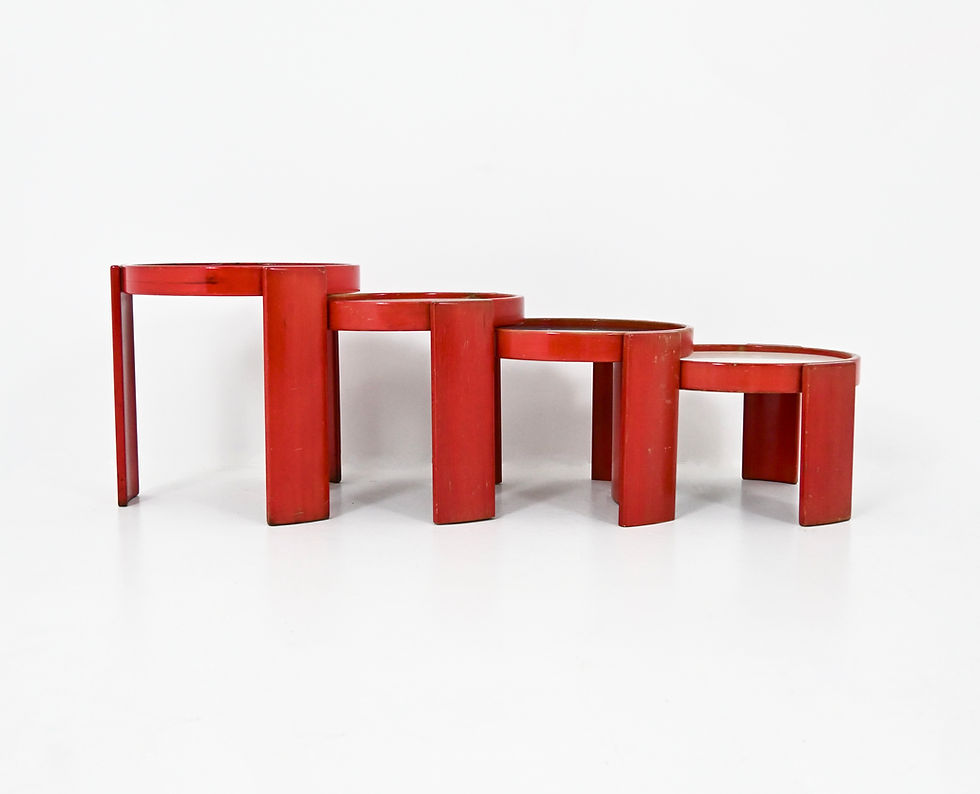 Thumbnail: Model 780 Nesting Tables by Gianfranco Frattini for Cassina, 1960s, set of 4