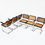 Thumbnail: Dining Chairs Style B32 By Marcel Breuer, set of 6
