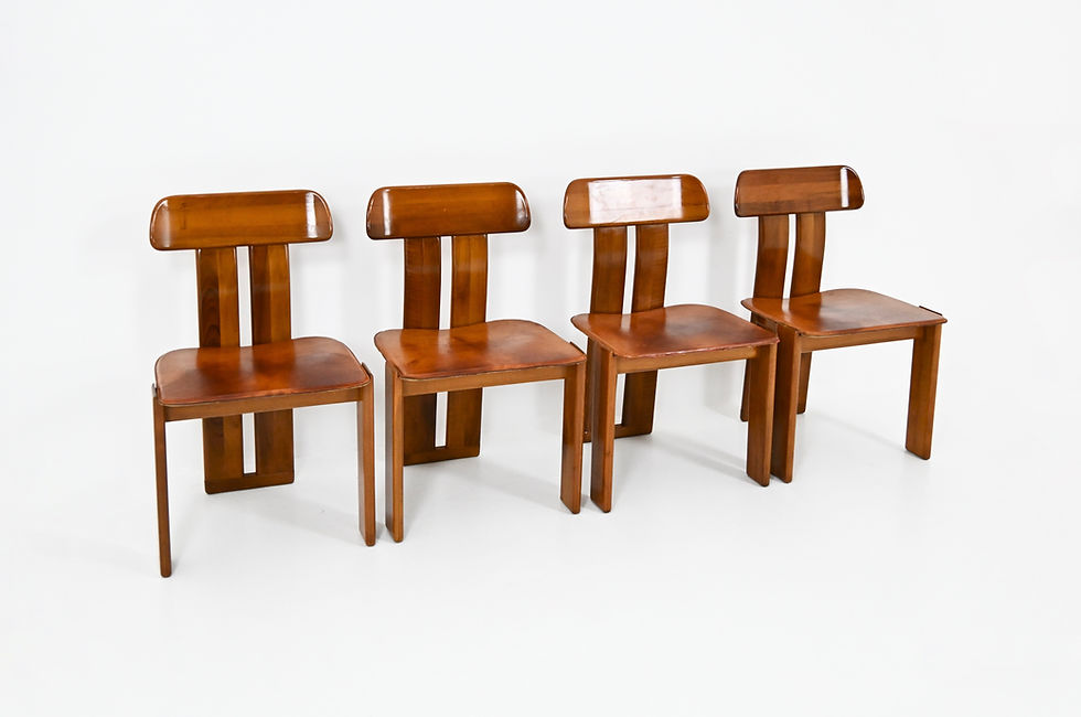 Thumbnail: Dining set "Sapporo" table and four chairs By Mario Marenco for Mobilgirgi, 1970