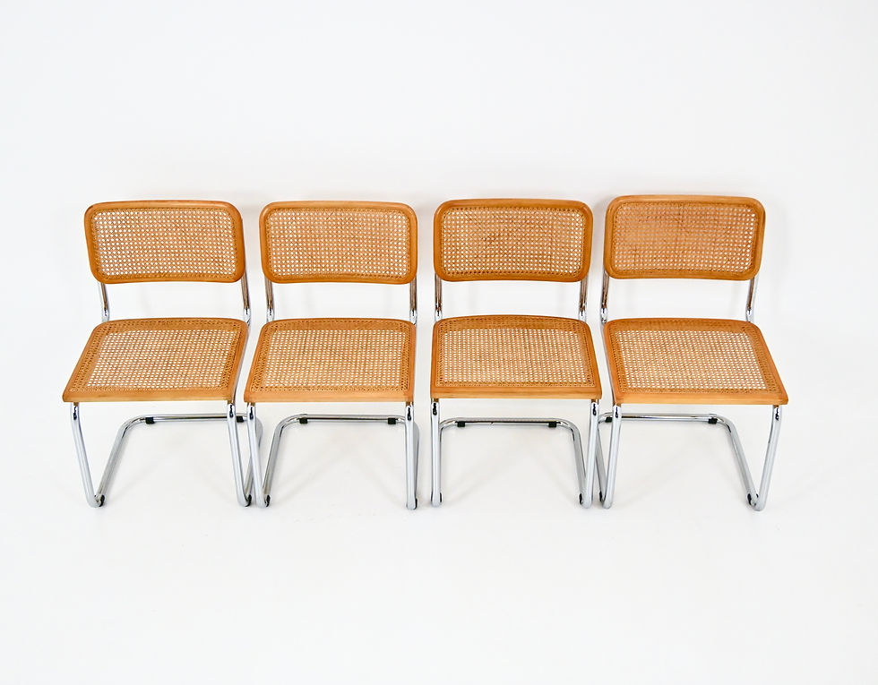 Thumbnail: Dining Chairs Style B32 By Marcel Breuer, set of 4