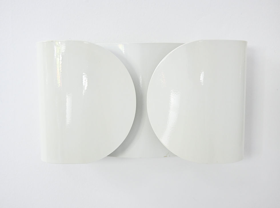 Thumbnail: White Foglio Wall lamps by Afra & Tobia Scarpa for Flos, 1960s, set of 2