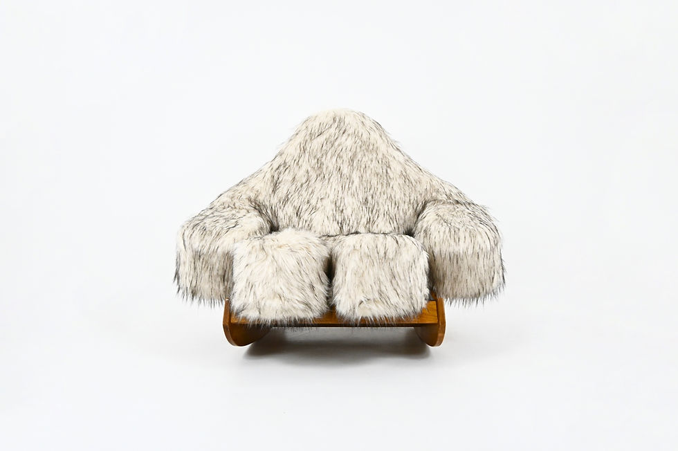 Thumbnail: Rocking Chair "Yeti" by Mario Scheichenbauer for Elam, 1960s