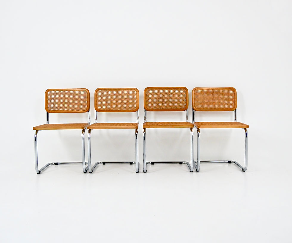 Thumbnail: Dining Chairs Style B32 By Marcel Breuer, set of 4
