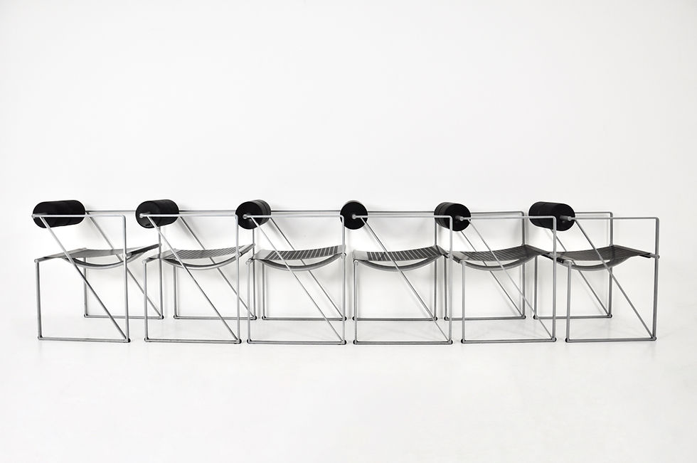 Thumbnail: "Seconda 602" Chairs by Mario Botta for Alias, 1980s, set of 6