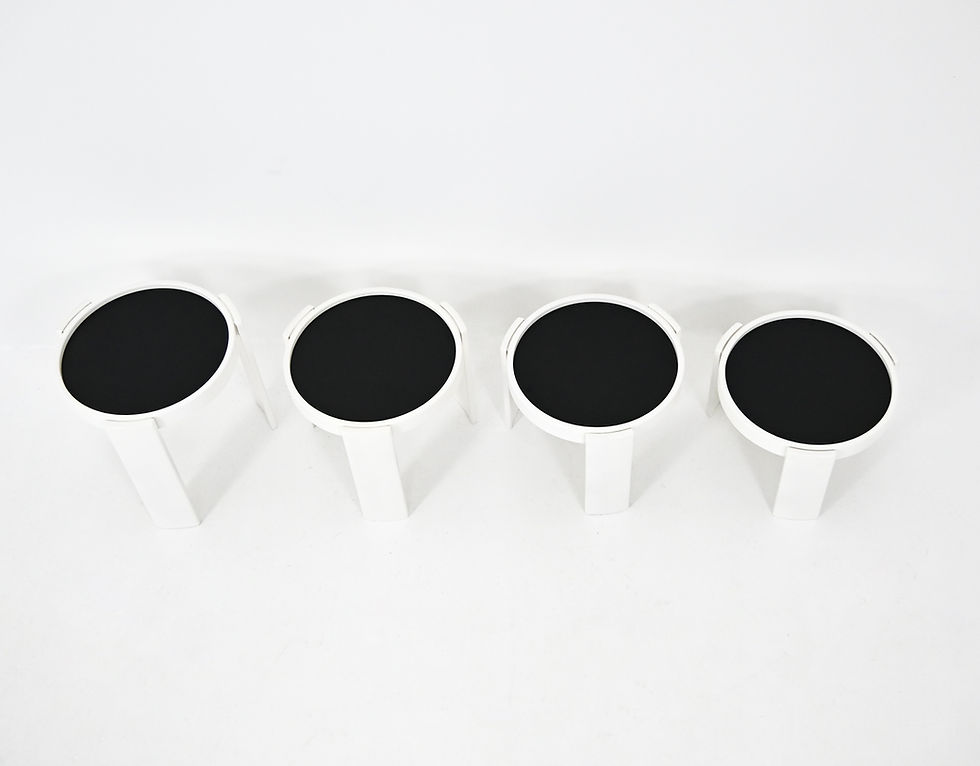 Thumbnail: Model 780 Nesting Tables by Gianfranco Frattini for Cassina, 1960s, set of 4