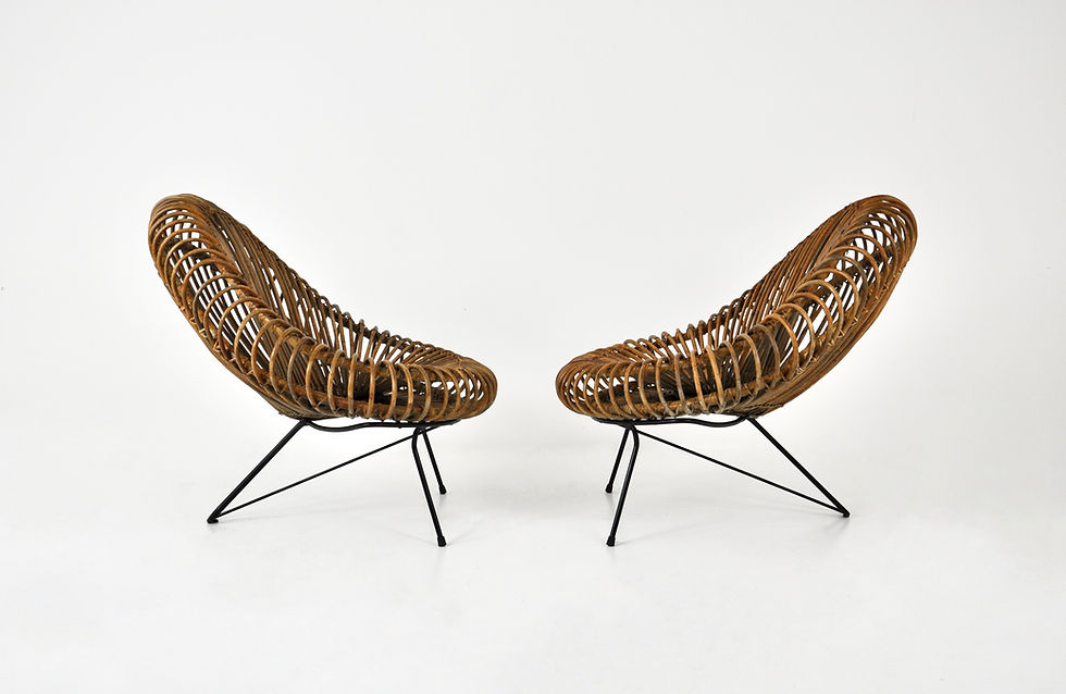 Thumbnail: Lounge chairs by Janine Abraham & Dirk Jan Rol for Rougier, 1950s