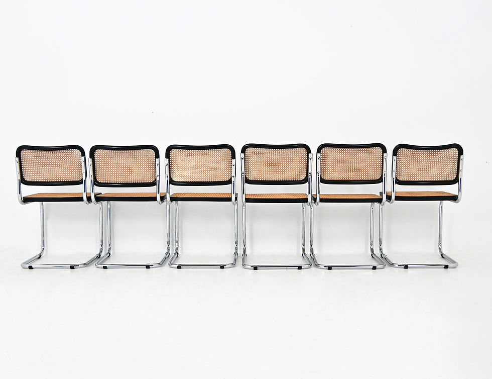 Thumbnail: Dining Chairs Style B32 By Marcel Breuer, set of 6