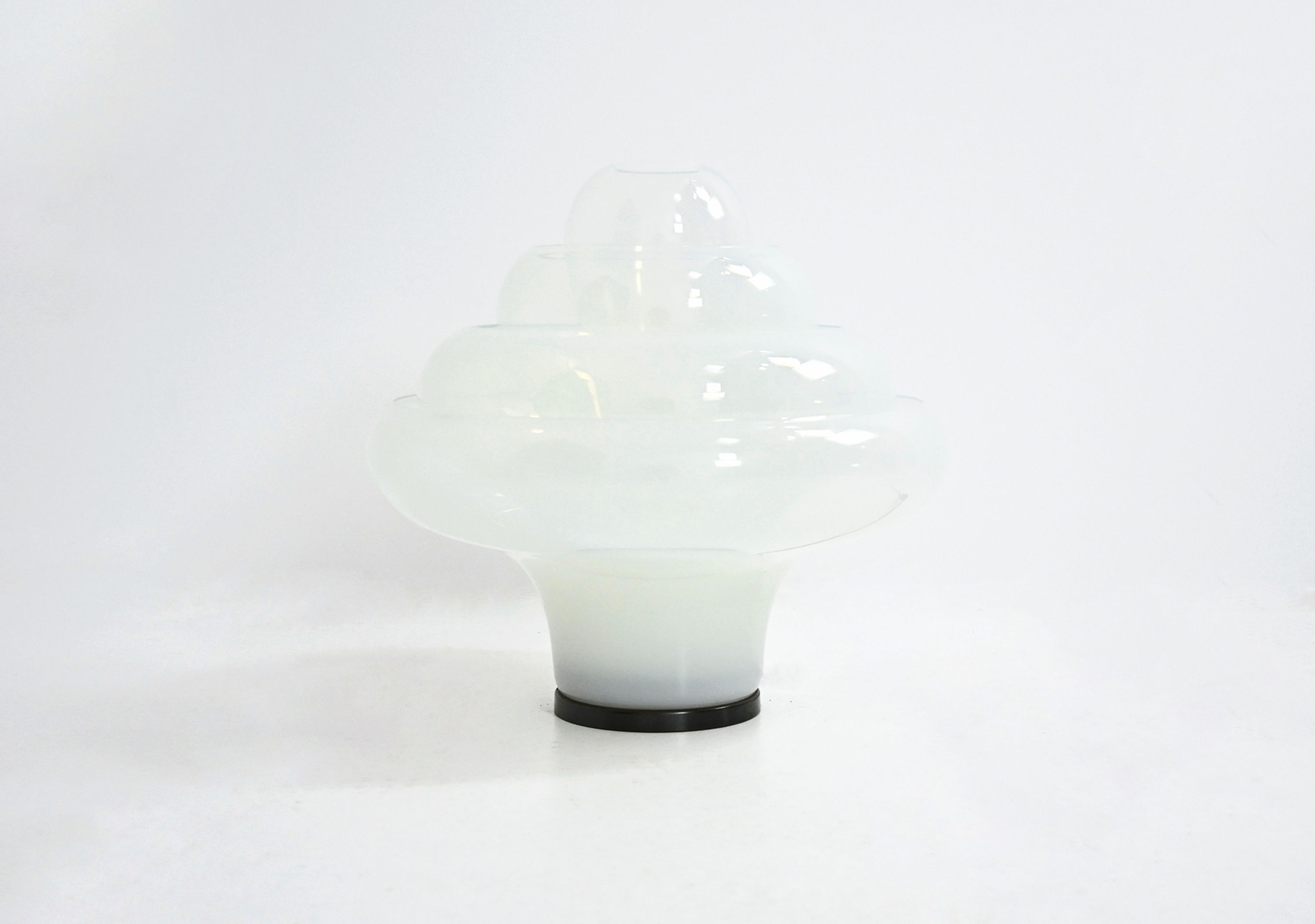 LT 305 Lotus Table Lamp by Carlo Nason for Mazzega, 1960s