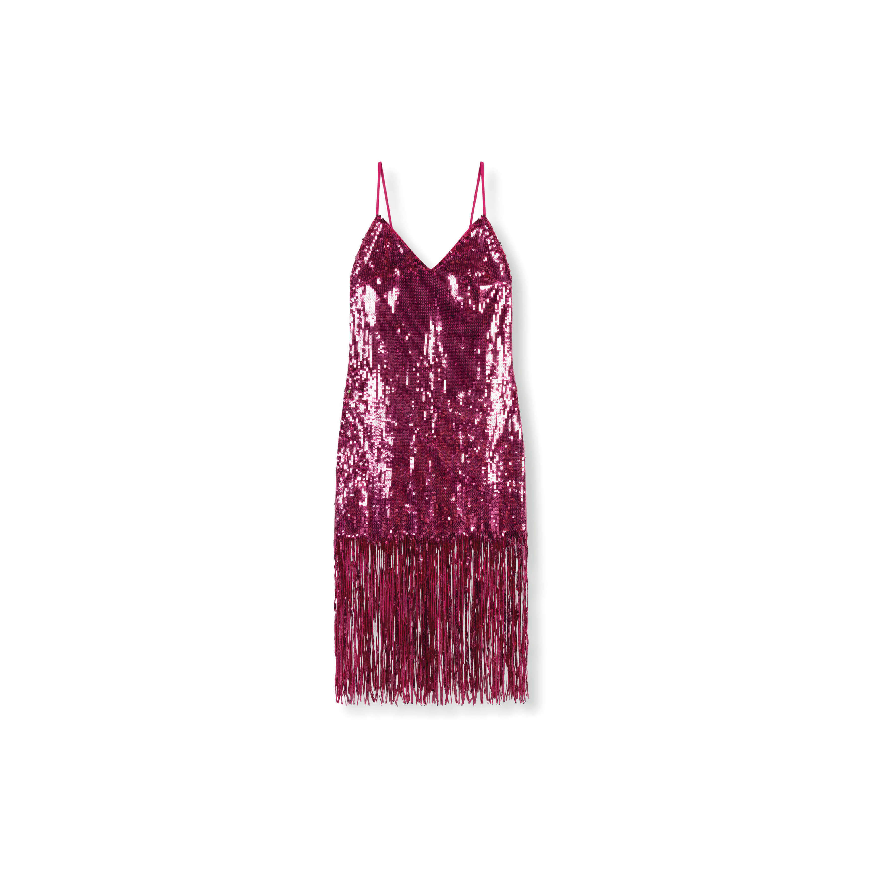 H&M SEQUIN FRINGE DRESS