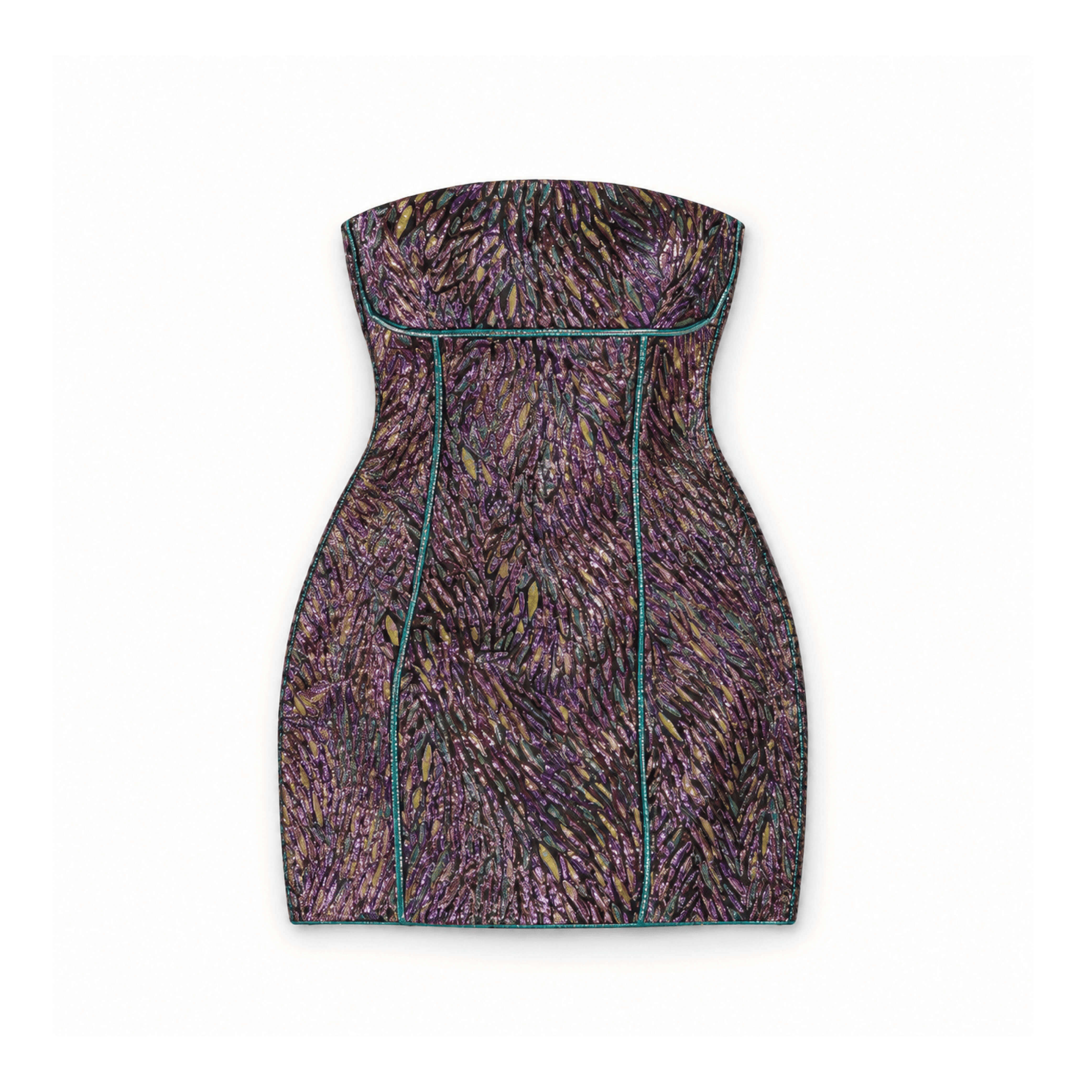 OSA STRAPLESS CORSET DRESS