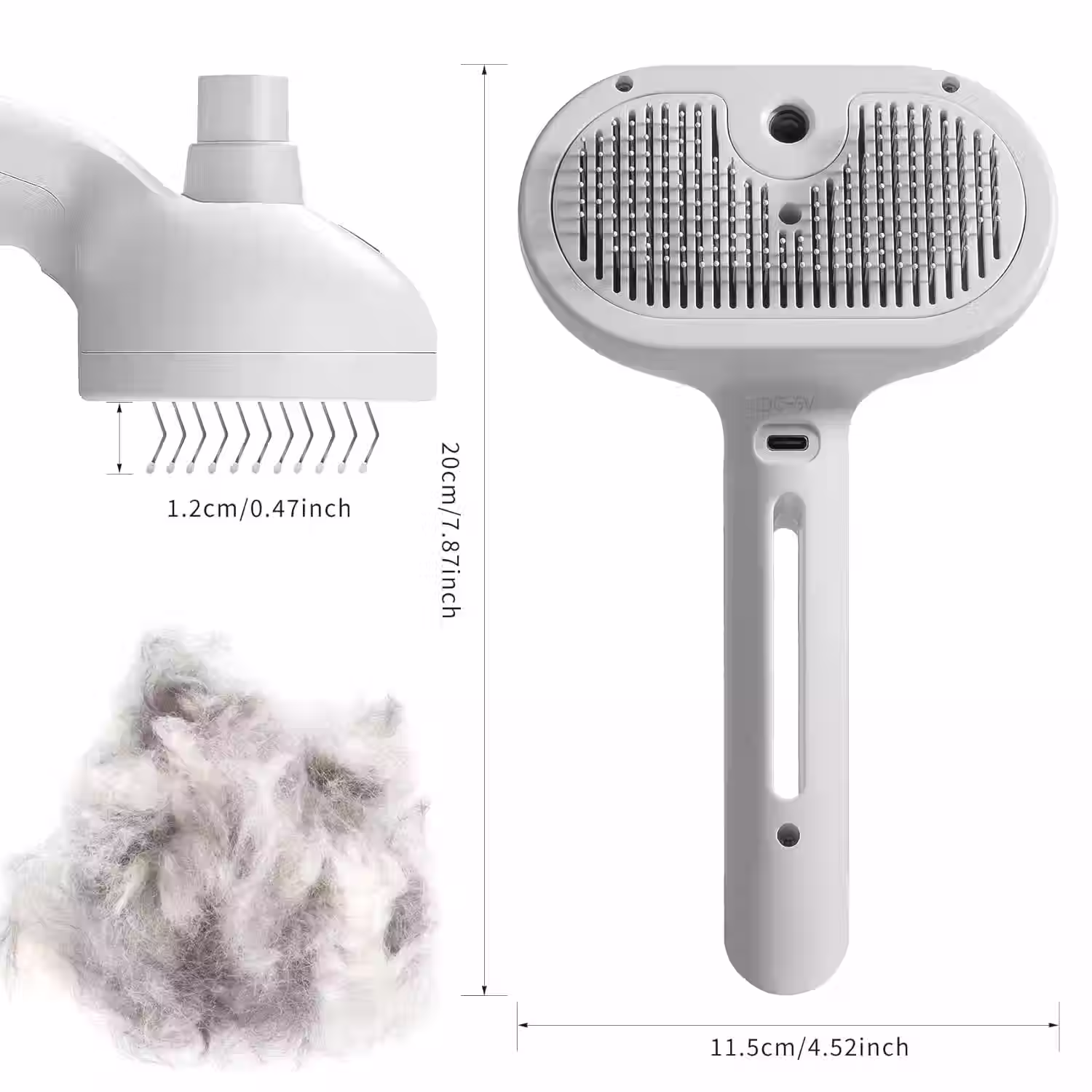 SteamGroom™ 3-in-1 Spray Brush