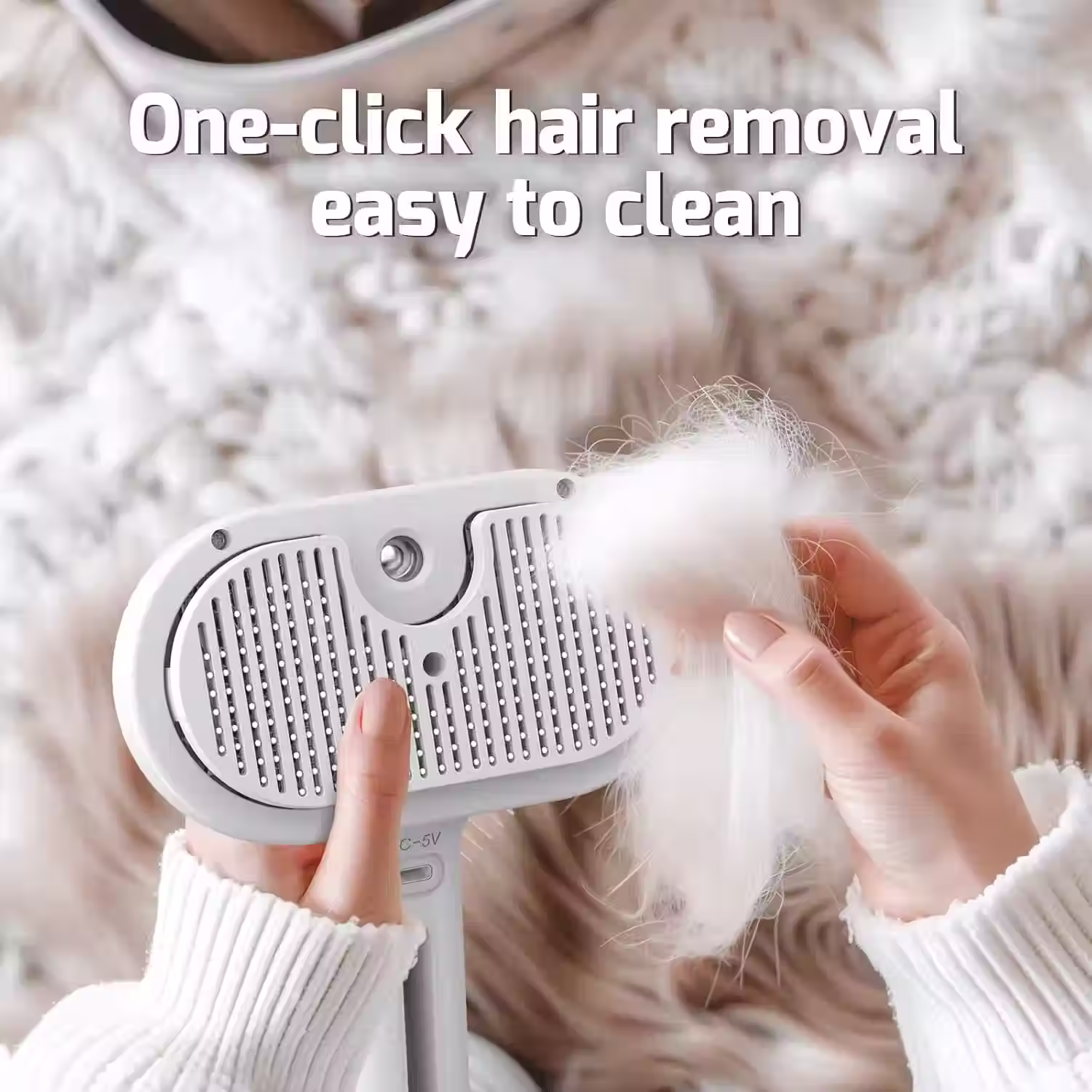 SteamGroom™ 3-in-1 Spray Brush