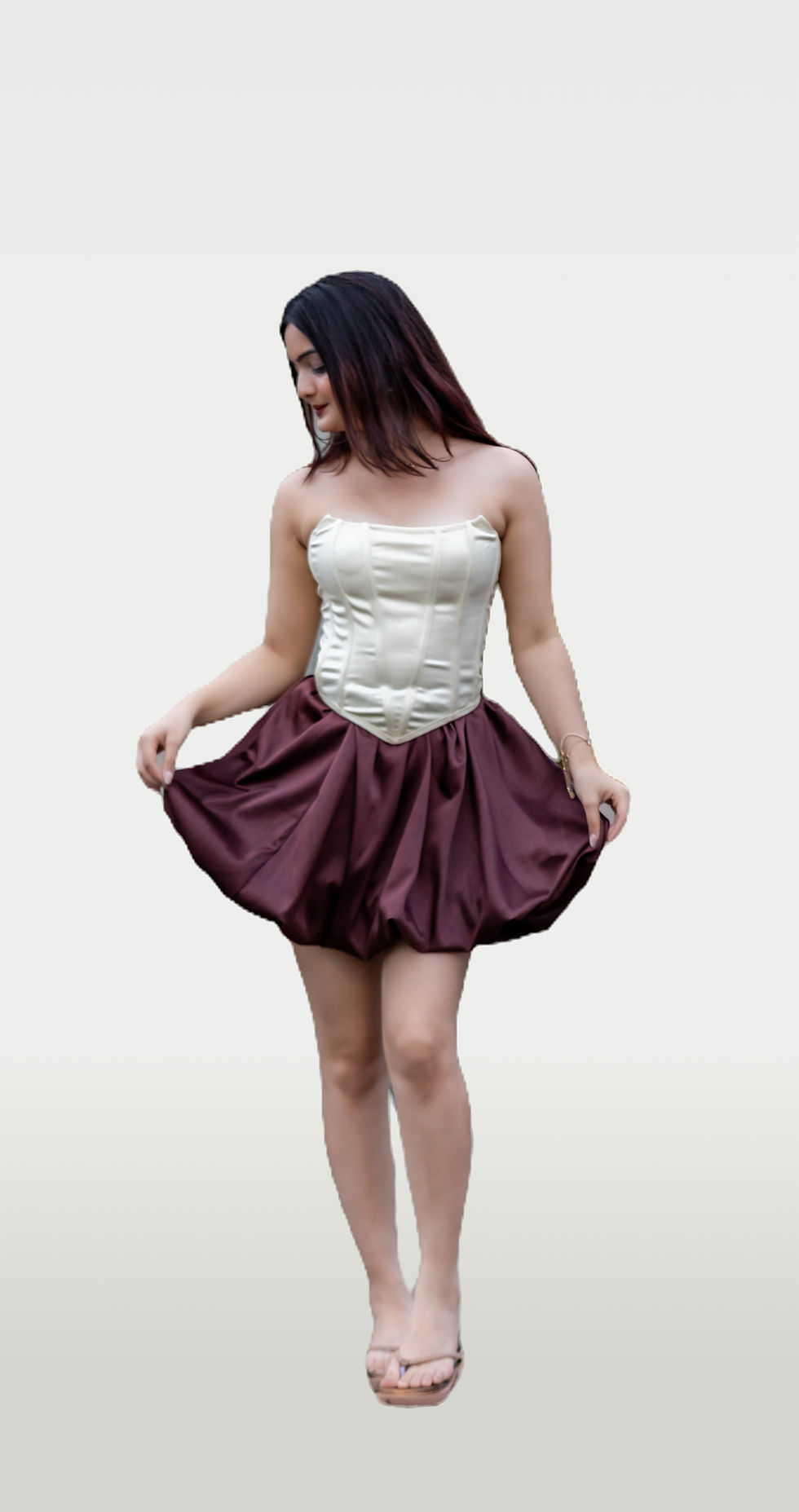 Mocha Mist Mini Dress