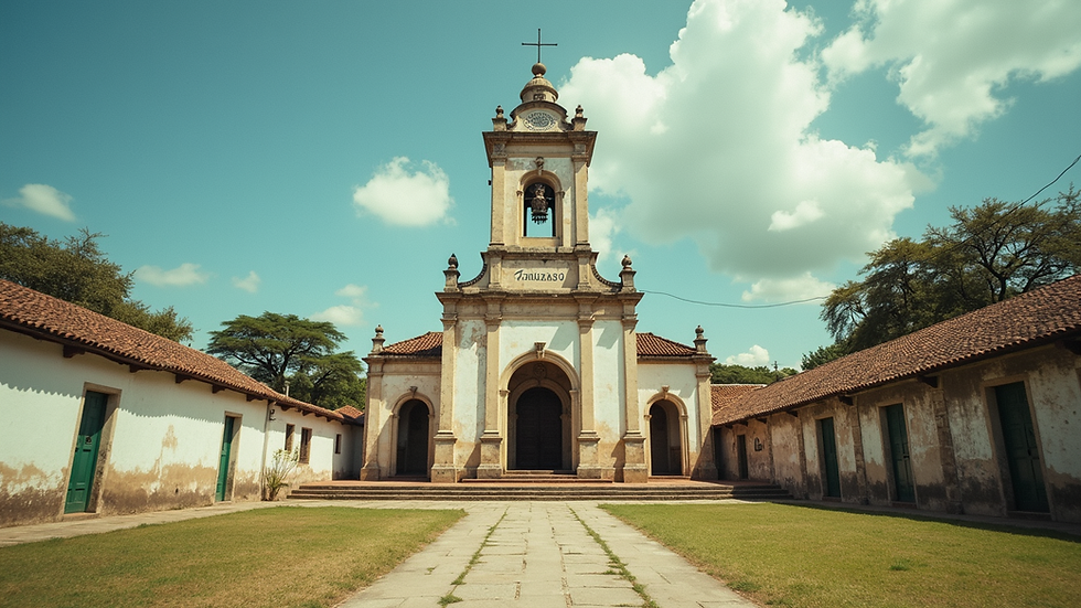 Vista frontal da estátua do Padre Cícero em Juazeiro do Norte