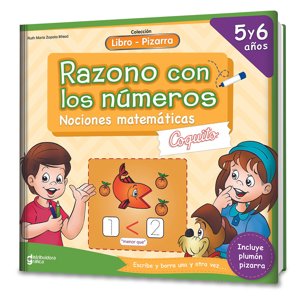 Miniatura: PACK de 4 Libros Pizarra para niños de 5 y 6 años