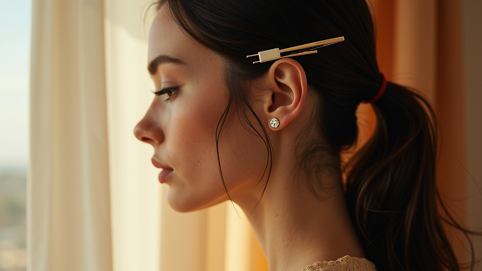 High angle view of versatile hairpins for everyday use